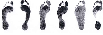 New Feet footprints